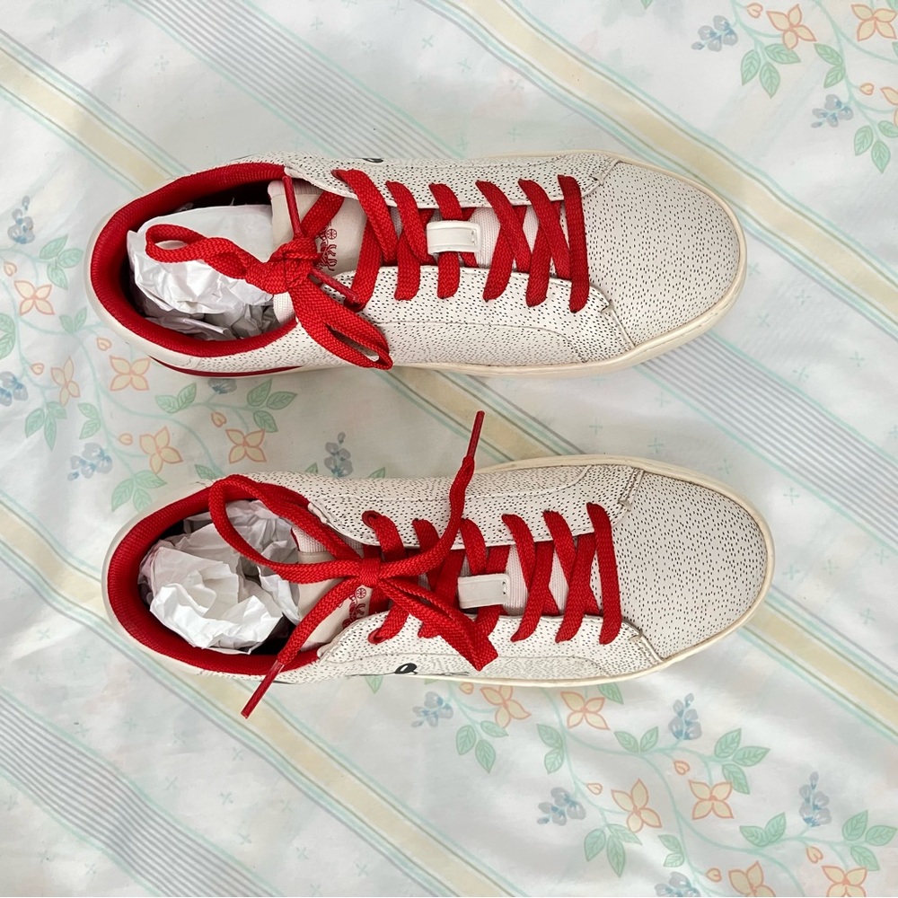 Coach x Keith Haring x Disney Mickey Mouse Leather Sneakers size 9 - Picture 3 of 6